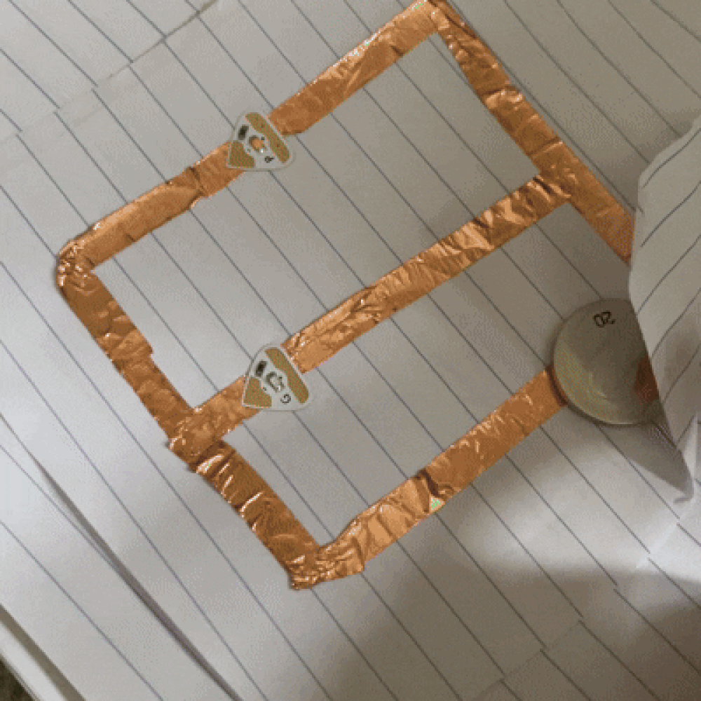 circuit with 2 lights, also interactive