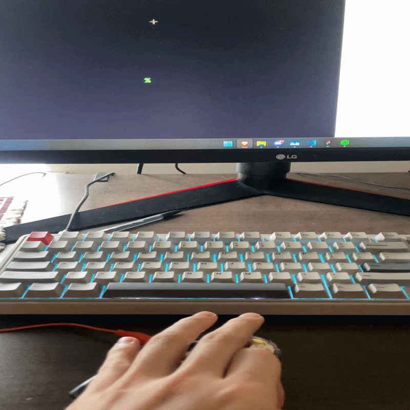 Testing different visuals with p5