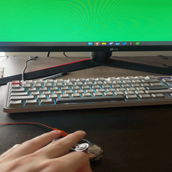 Testing different visuals with p5
